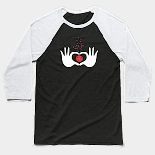 Natural 20 Love Baseball T-Shirt